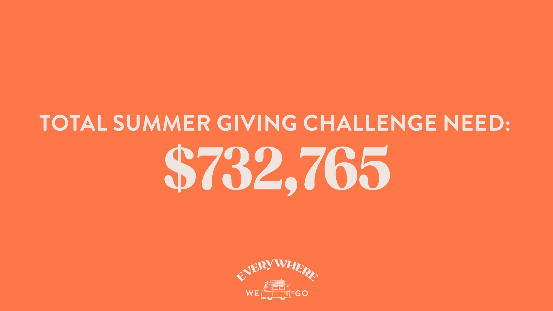 Summer Giving Challenge Need